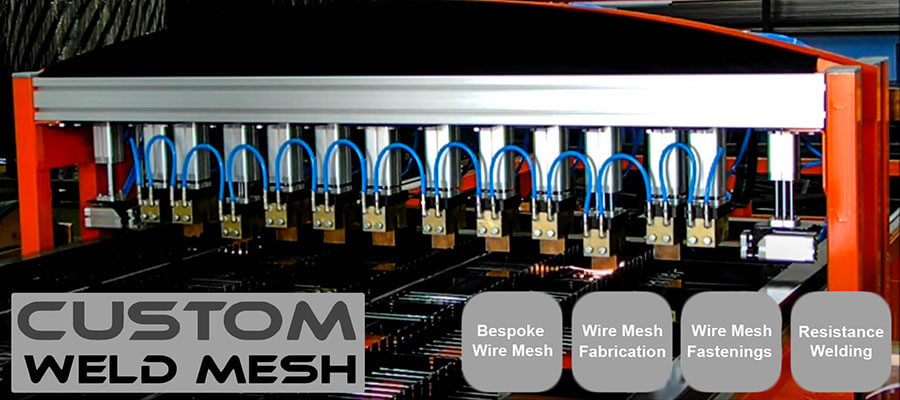 Wire mesh welding machine bespoke wire mesh panels